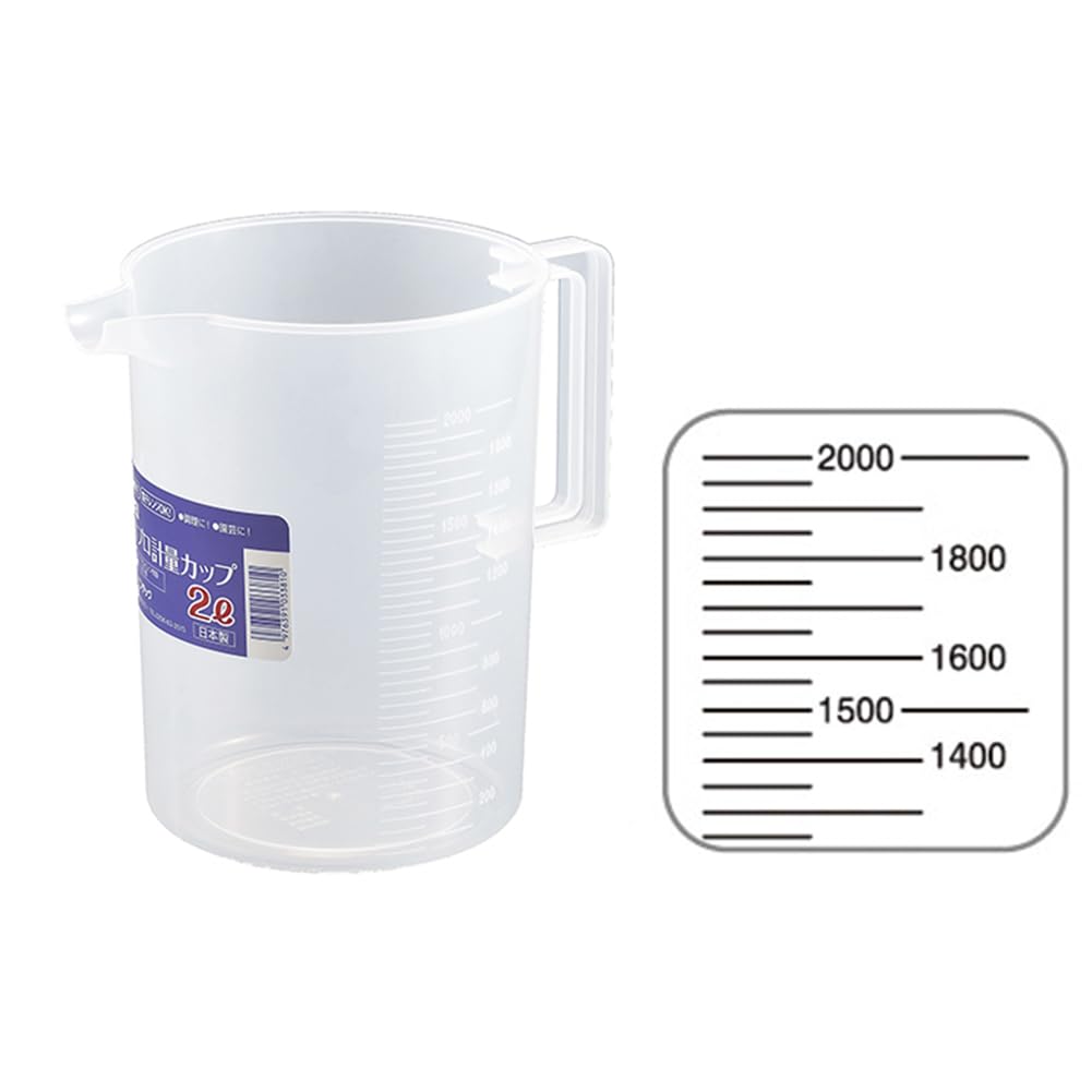 Amazon｜エンテック(Entec) ポリプロ計量カップ 2L ナチュラル 723A